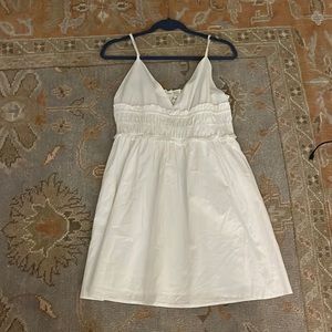 Jessica Simpson smocked white mini dress